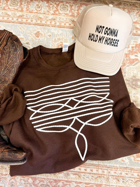 Women's Boot Stitch Puff Sweatshirt