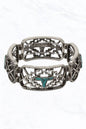 Western Longhorn Cutout Bracelet