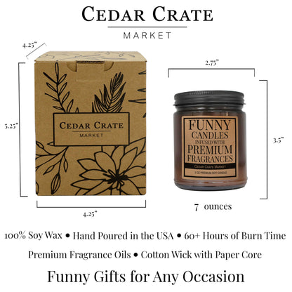'Thanks For Putting Up With My Kid' Candle