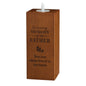 In Loving Memory Father Memorial Tea Light Holder