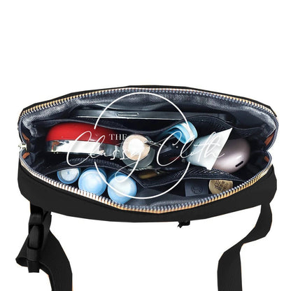 Nylon Belt Bum Bag - Black