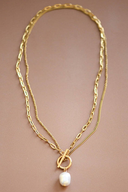18K Gold Stainless Steel Chain Necklace