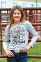 Girl's Cruel Girl Long Sleeve "Life is Better with Fast Horses" Graphic Tee