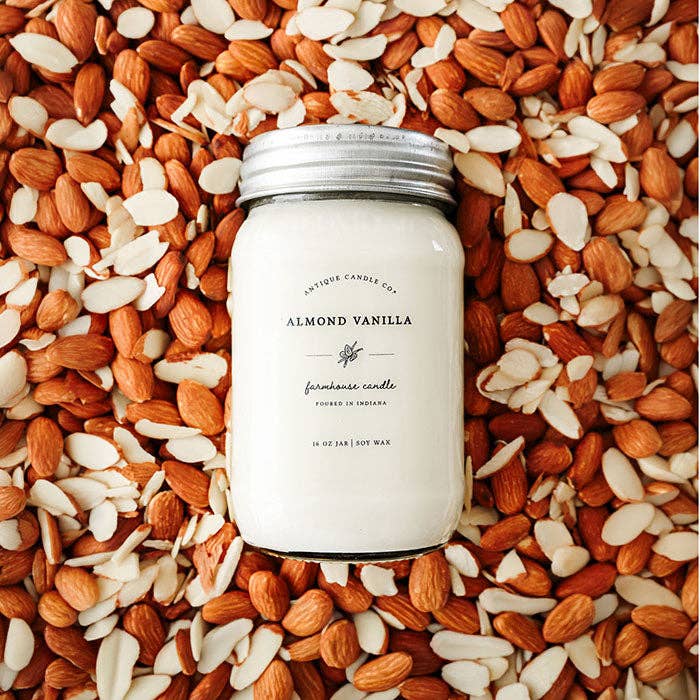 Almond Vanilla – Mason Jar Candle Case