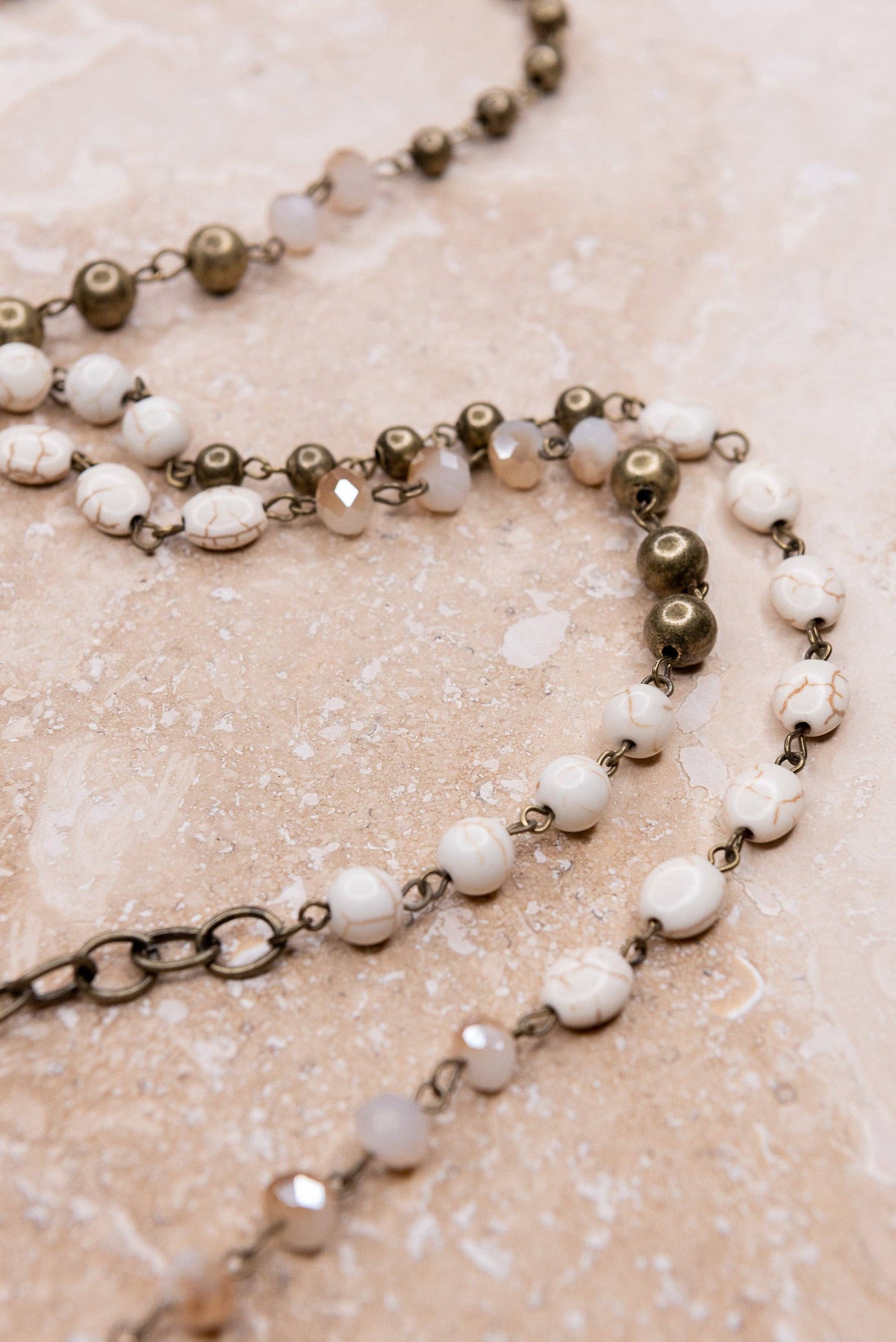 Valerie Necklace in White