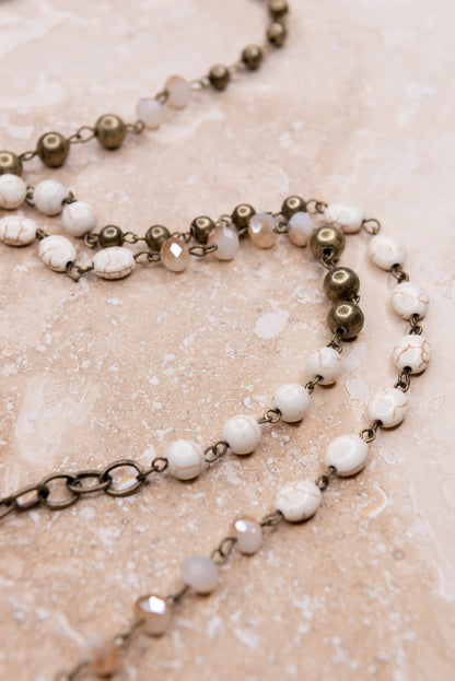 Valerie Necklace in White