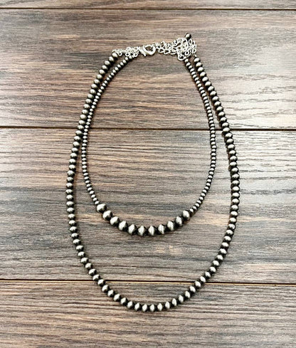Western Bead 2-strand Necklace