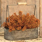 Bursting Astilbe Half Sphere 9" Pumpkin