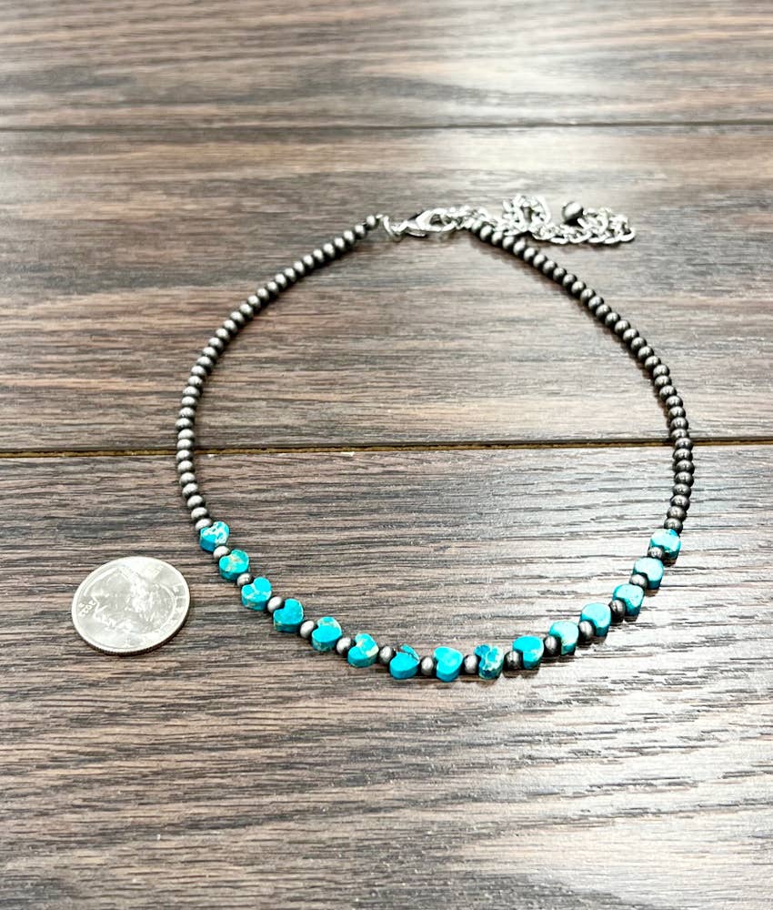 Heart Gemstone Necklace
