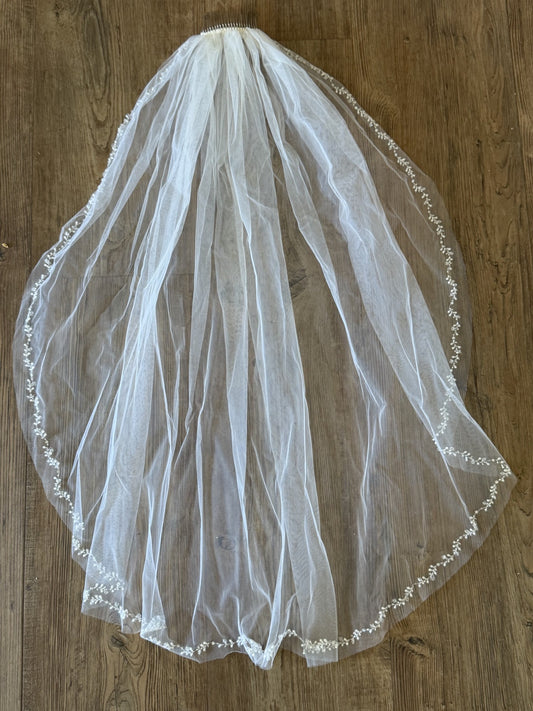 3ft Wedding Veil