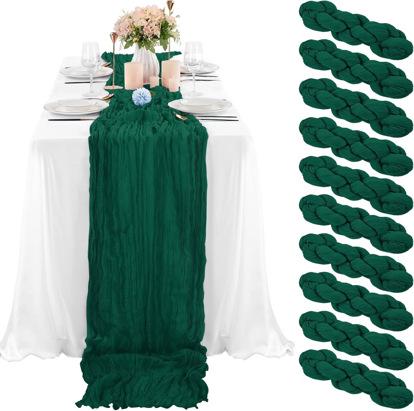Cheesecloth Table Runner