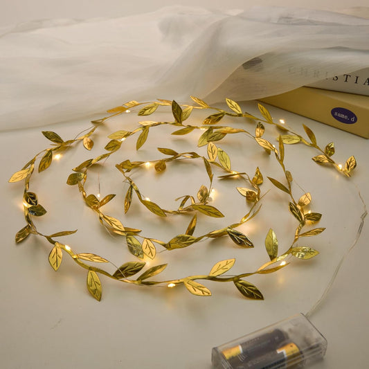 Gold Leaf String Lights