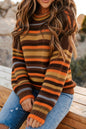 Women's Striped Knitted Sweater