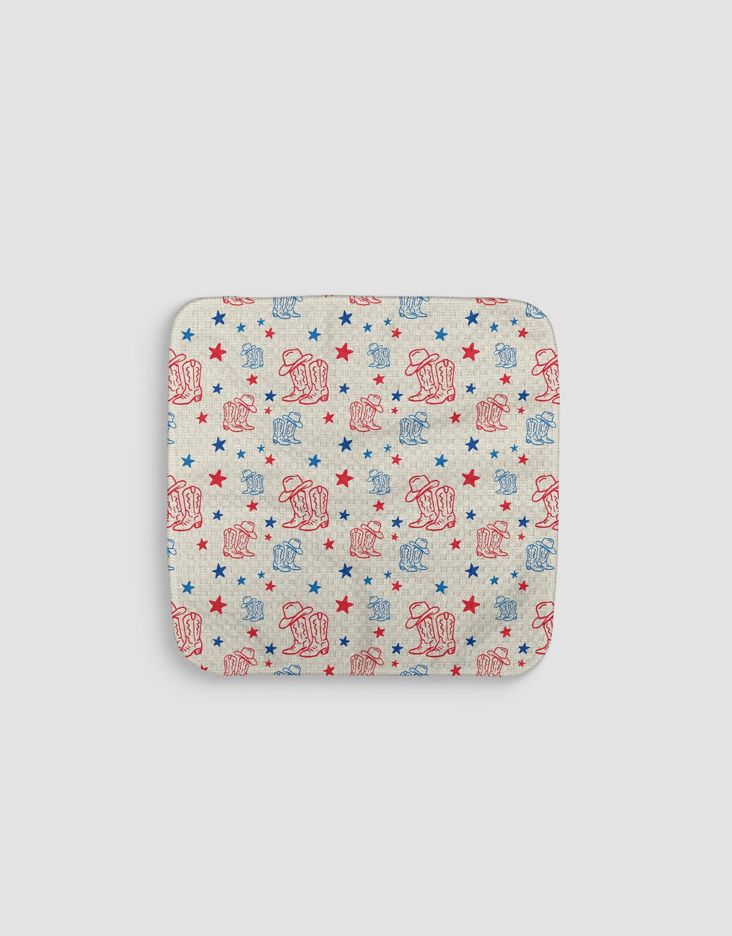 Red, White and Blue Rodeo Dishcloth
