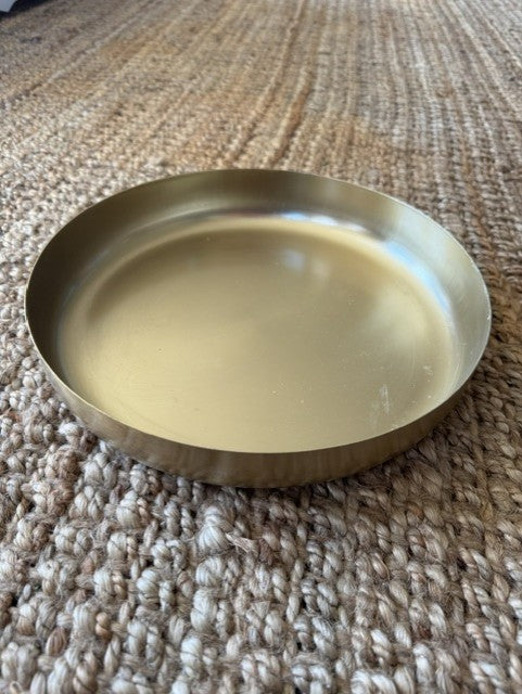 Round Gold Serving Tray