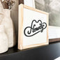 Howdy Wood Sign