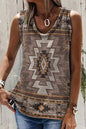 Women's Atzec Print Tank Top