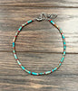 Turquoise Cylindrical Gemstone Necklace