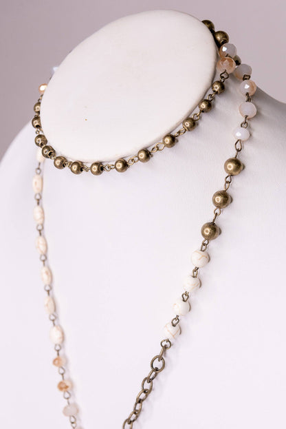 Valerie Necklace in White