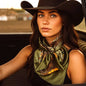 Olive Tone Paisley Wild Rag