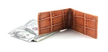 Tan Money Clip