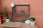 'Hello' Script Metal Chicken Wire Sign
