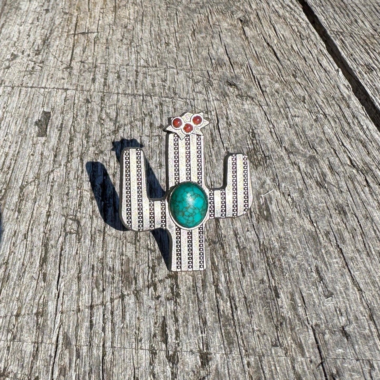 Cactus Silhouette Scarf Slide