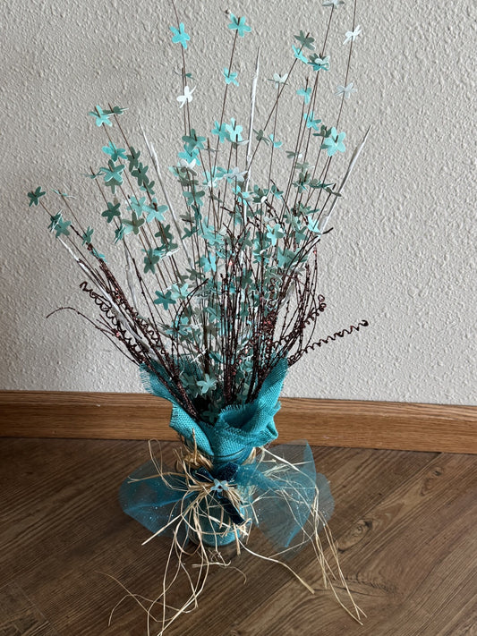 Turquoise Table Center Piece