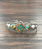 Western Gemstone Cuff Bracelet