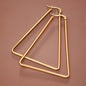 18K Gold Plated Stainless Steel Hoop Earrings