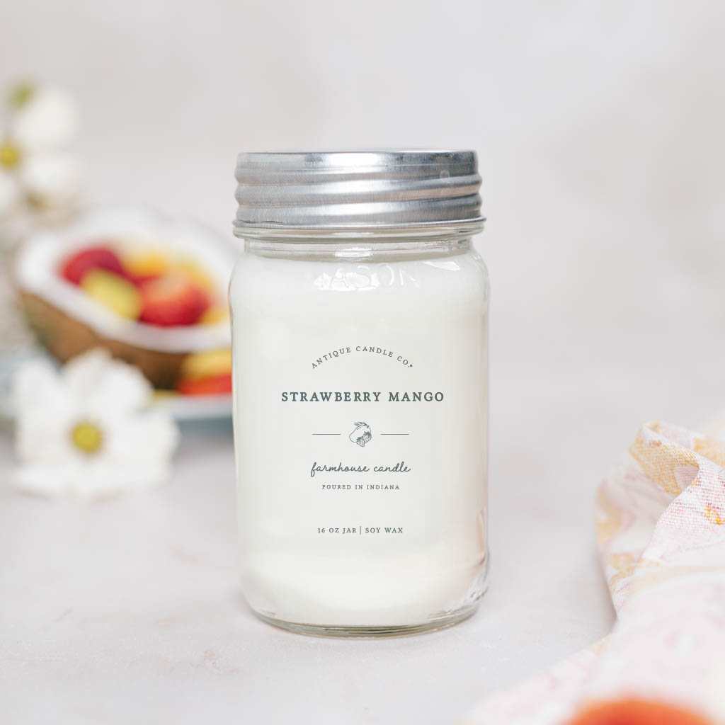 Strawberry Mango - Soy Wax Candle
