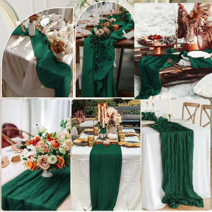 Cheesecloth Table Runner