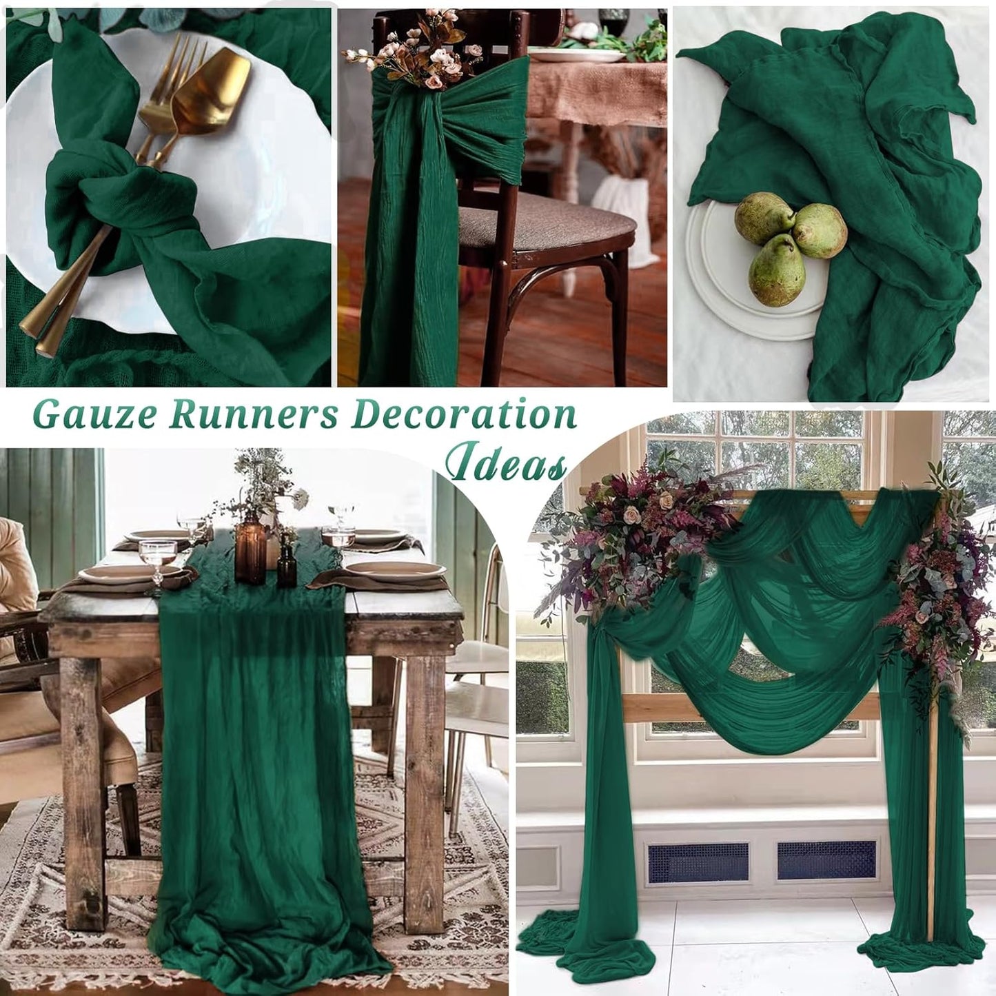 Cheesecloth Table Runner