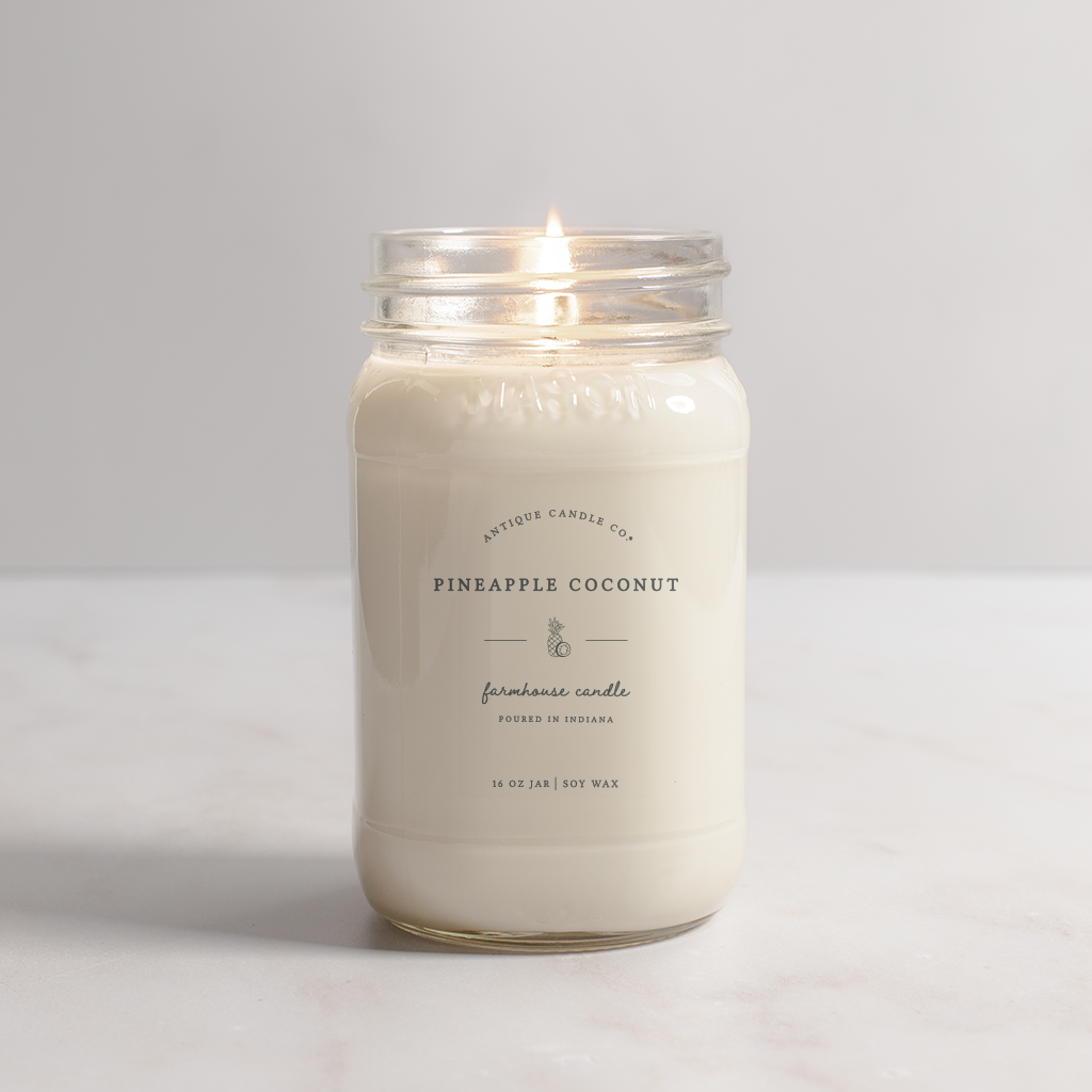 Pineapple Coconut - Soy Wax Candle