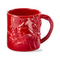 Christmas Winter Cardinal Mug - Red Earthenware