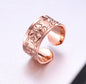 Copper Irregular Hammered Adjustable Copper Ring