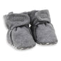 Heather Charcoal Baby Booties