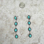 4 Tiers Blue Turquoise Stone Dangle Earring