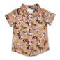 Boy's Horse Rodeo Western Button-Down Shirt
