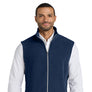 Men's Port Authority® Navy Microfleece Vest