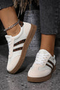Women's Leopard Flat Sneakers