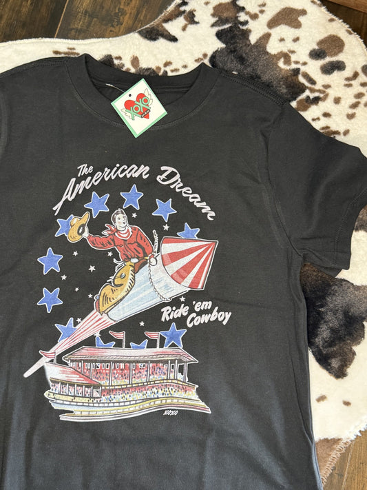 Women's XOXO The American Dream Boxy T-Shirt