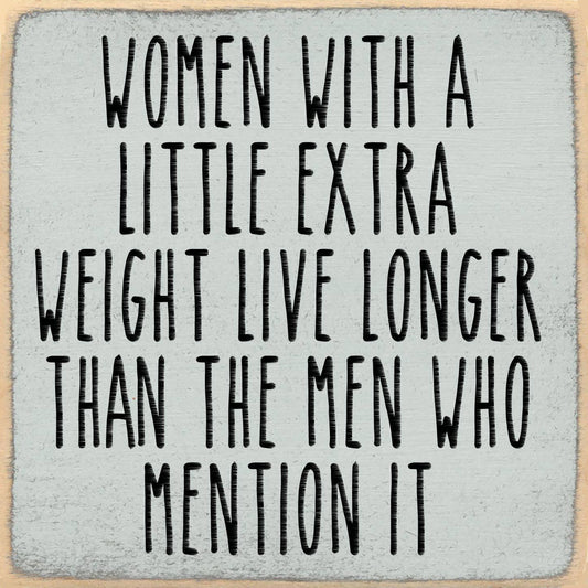 'Extra Weight' Sign
