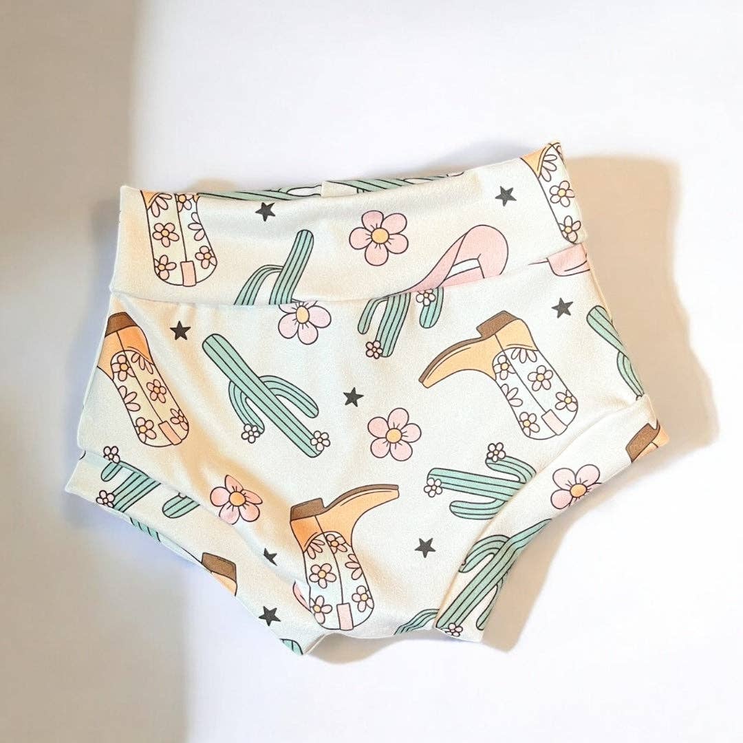 Little Cowgirl Baby Girl Bummies Outfit