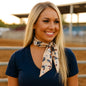 Tan Skinny Mini Wild Rag Scarf