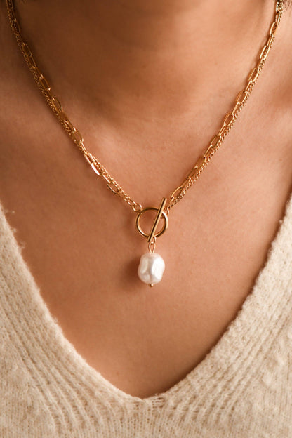 18K Gold Stainless Steel Chain Necklace