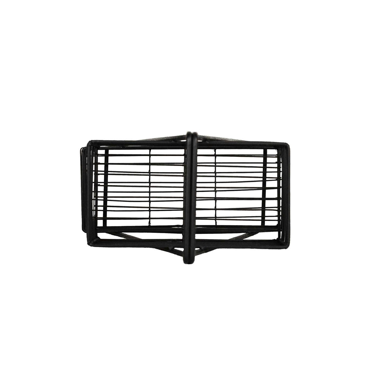 Atticus Two Tiered Wire Baskets Black Kitchen Decor