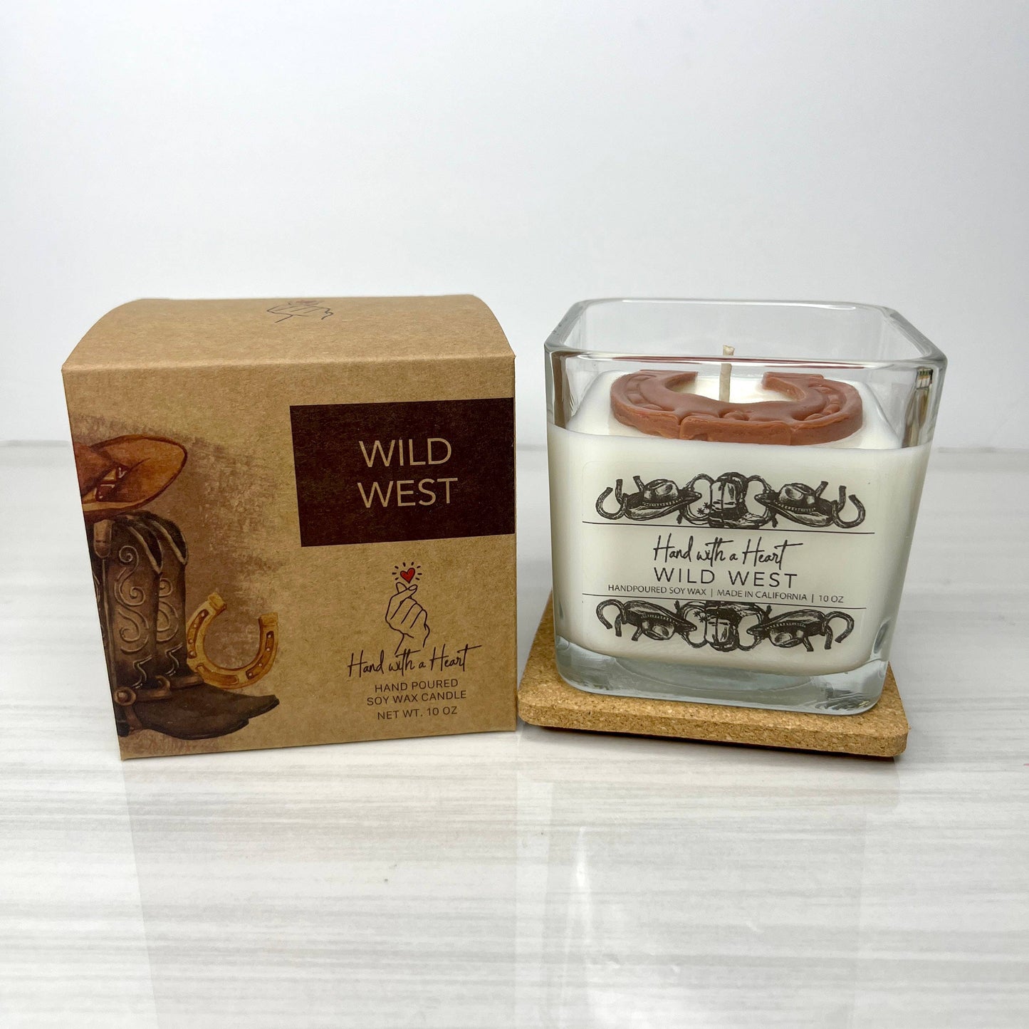Hand WIth A Heart Wild West Soy Wax Candle