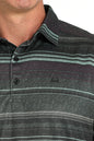 Men's Cinch ArenaFlex Olive Stripe Print