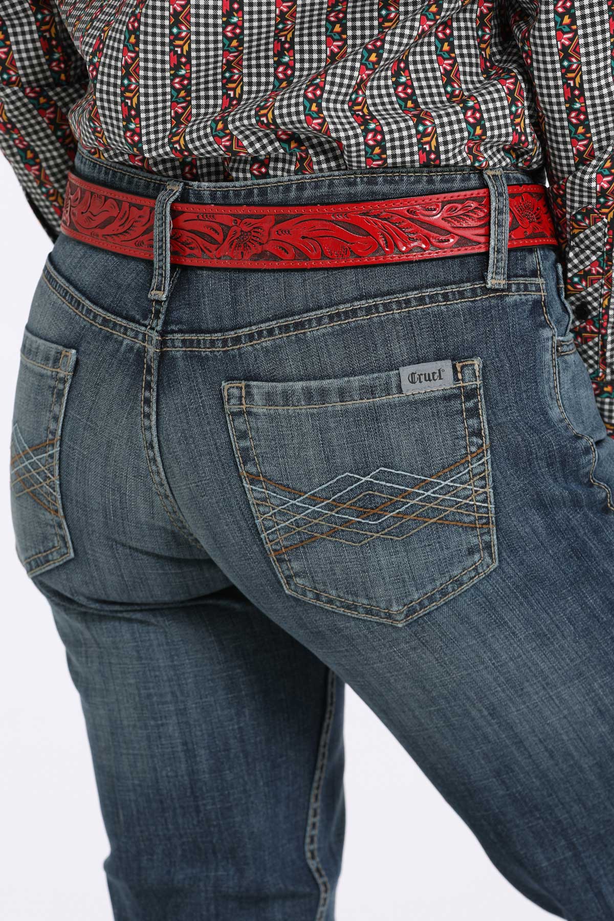 Women's Cruel Denim Jayley Mid-Rise Trouser Jeans